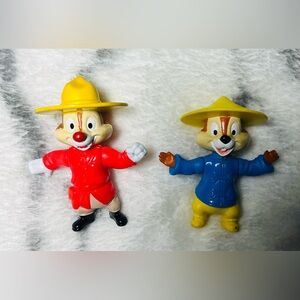 1994 Disney Chip 'n' Dale Epcot Center 3” PVC McDonalds Happy Meal Toys